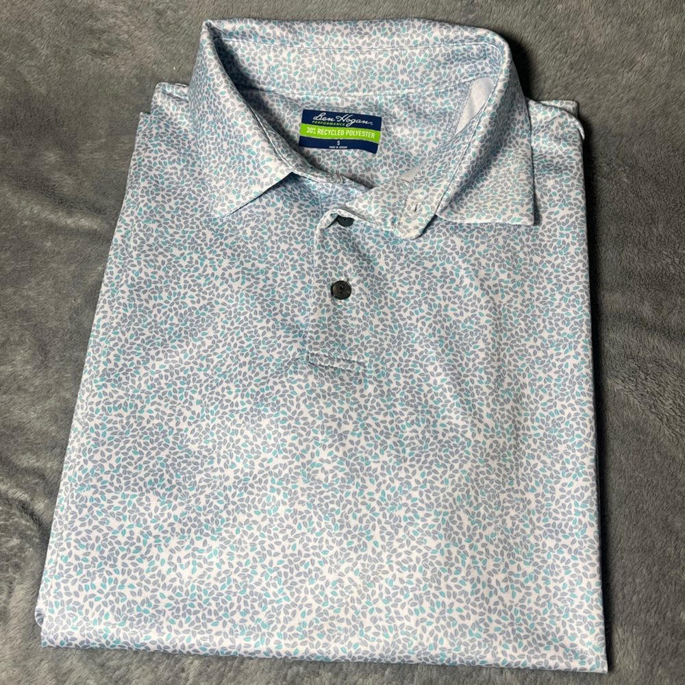 Ben Hogan Blue Polo Shirt